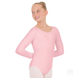 Eurotard 10408 Girls Long Sleeve Leotard with Cotton Lycra®