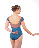 Ballet Rosa 1272MFA Doriane Pinch Front Cap Sleeve Adult Leotard