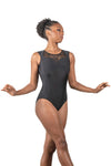 Ballet Rosa 1279LMA Blandine Scoop Front Teardrop BK Tank Adult Leotard
