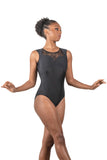 Ballet Rosa 1279LMA Blandine Scoop Front Teardrop BK Tank Adult Leotard