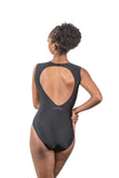 Ballet Rosa 1279LMA Blandine Scoop Front Teardrop BK Tank Adult Leotard