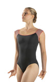 Ballet Rosa 1298MFA Tena Adult Scoop Front Ruched V-Bank Tank Leotard