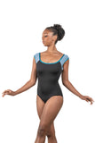 Ballet Rosa 1298MFA Tena Adult Scoop Front Ruched V-Bank Tank Leotard