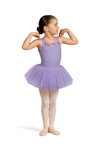 CL5235 Bloch Kids Scoop Neck Mesh Tank Tutu Leo