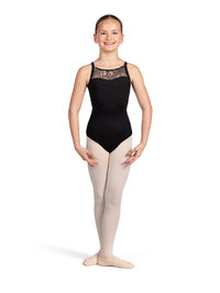 CL5237 Bloch Kids Cross Back Cami Leotard