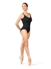 Mirella M2195LM Adult Shine Mesh Camisole Leotard