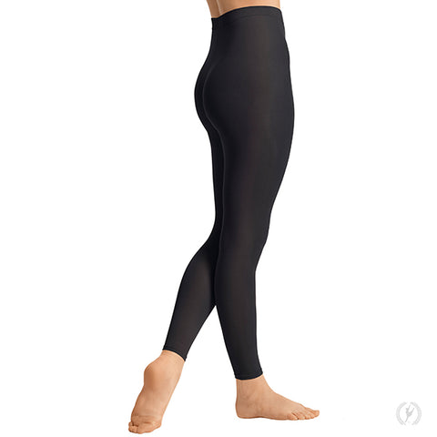 Eurotard 212 Women's Non-Run Footless Tights with soft Knit Waistband