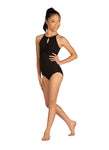 Danz N Motion 24106C Child Halter Shirred Leotard
