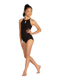 Danz N Motion 24106C Child Halter Shirred Leotard