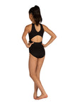 Danz N Motion 24106C Child Halter Shirred Leotard