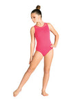 Danz N Motion 24132C Child Sheer Back V Neck Leotard