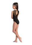 Danz N Motion 24132C Child Sheer Back V Neck Leotard