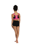 Danz N Motion 25302C Criss-Cross Strap Crop Top