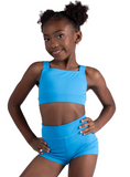 Danz N Motion 25313C Child Criss-Cross Strap Top