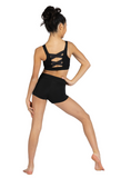 Danz N Motion 25313C Child Criss-Cross Strap Top