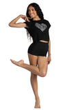 Danz-N-Motion 24319C Child Expressions Cap Tee Shirt