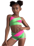 Danz N Motion 26300C Child Color Block Camisole Top