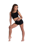 DanzNMotion 26311A Adult Square Neck Twist Back Top