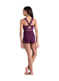 DanzNMotion 26311A Adult Square Neck Twist Back Top