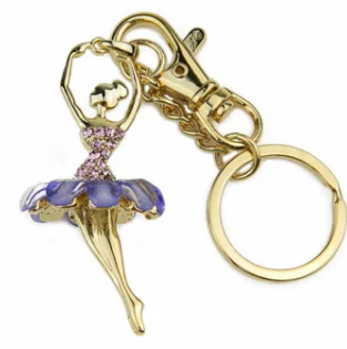 American Dance Supply - ADS101G Ballerina Gold Keychain