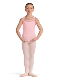 Bloch CL50005 Child Embroidered Keyhole Tank Leotard
