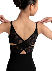 Bloch CL70004 Child Camisole Leotard With Embroidered Cross Back