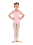Bloch CL9282 Kids Weave Back Cap Sleeve Leotard