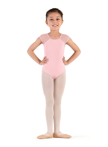 Bloch CL9282 Kids Weave Back Cap Sleeve Leotard