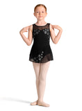 Bloch CR10005 Child Fixed Wrap Skirt with Floral Detail