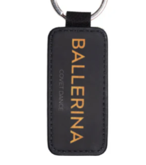 Covet Dance Ballerina Glitter Keychain