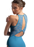 Bloch L40002 Adult Halter Leotard with Embroidered Back