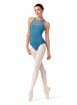 Bloch L40002 Adult Halter Leotard with Embroidered Back