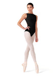 Bloch L40004 Adult Boat Neck Leotard With Embroidered Back