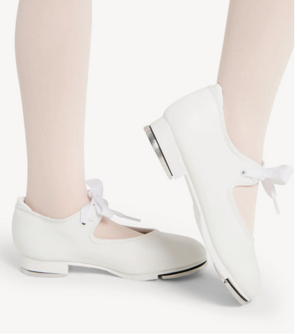 Capezio 356C Child Shuffle Tap Shoe - White