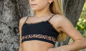 XODANCECO 25014 Child Cheetahlicious Bra Top