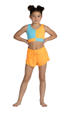 XODANCECO 25002 Child Breezy Flow Mesh Short