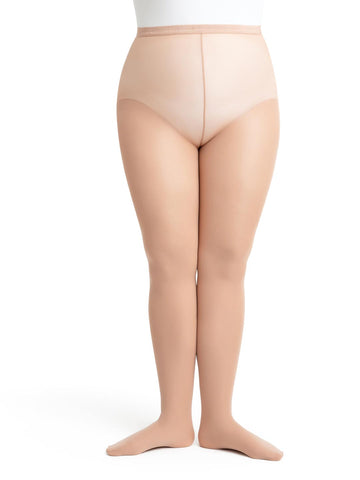 Capezio N1862 Adult Hold & Stretch Plus Size Footed Tight