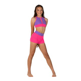 Danz N Motion 26320C V Front Two Tone Tank Top