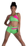 Danz N Motion 26308C Color Block Top