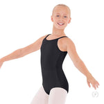 Eurotard 10819C Girls Adjustable Strap Camisole Leotard with Cotton Lycra