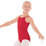 Eurotard 10819C Girls Adjustable Strap Camisole Leotard with Cotton Lycra