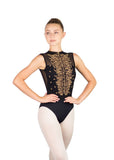 Ballet Rosa Harper Adult High Neck Elliptic Back Leotard