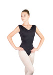 Ballet Rosa Gianna Adult Pleated Shoulder V Front Leotard