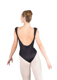 Ballet Rosa Gianna Adult Pleated Shoulder V Front Leotard