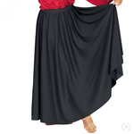 Eurotard 13778P Womens Plus Size Polyester Full Length Praise Skirt
