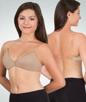 Body Wrappers 291 Ladies Deep Plunge Bra with Removable Pads