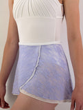 AK Dancewear S830 AK2in1 Adult Reversible Wrap Skirt with Diane Lace