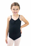 Basic Moves BM5614GN Child Microfiber Cami Leotard with Butterfly Back