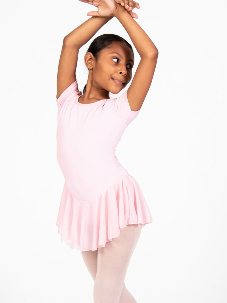 Microfiber Tank Ballet Leotard with Skirt - GIRLS – Body Wrappers