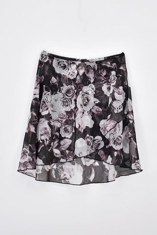AK Dancewear S803RG Wrap Skirt in Rose Garden Mesh